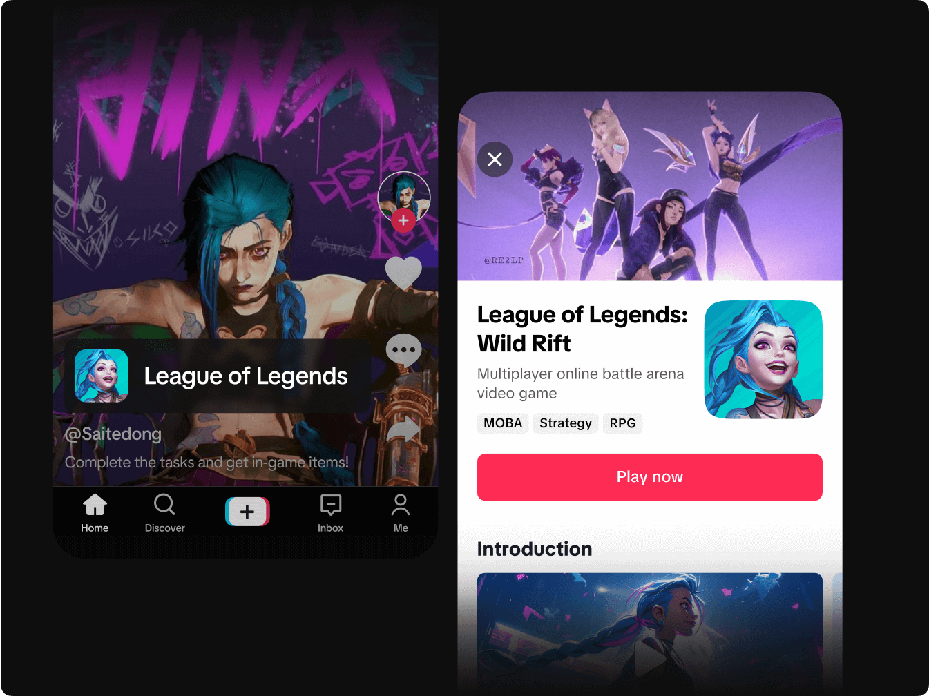 Reward Programs Lol TikTok Game Partnership Platform